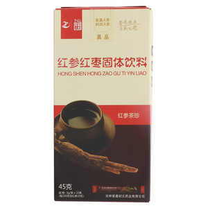 紫鑫人参红参红枣固体饮料