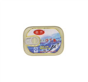 嘉贵油浸沙丁鱼罐头