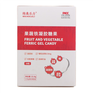 维奥乐力果蔬铁凝胶糖果