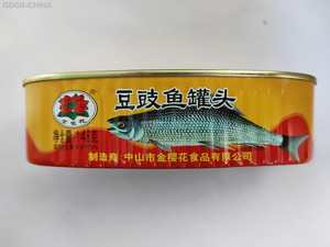 金钱花豆豉鱼罐头