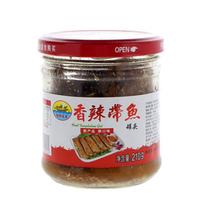 潮潮进鱼香辣带鱼罐头