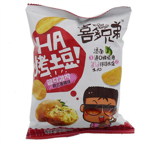 喜多兄弟香辣味烤土豆膨化食品