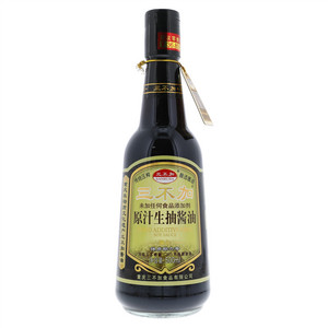 三不加原汁生抽酱油