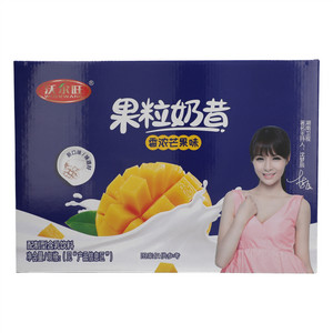 沃尔旺香浓芒果味果粒奶昔