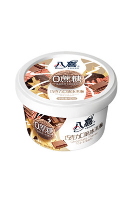 八喜0蔗糖巧克力口味冰淇淋杯装90克