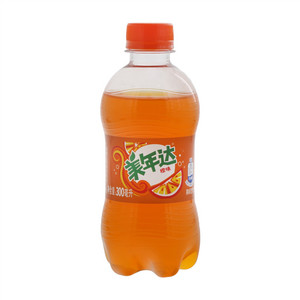 美年达橙味果味型汽水