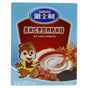 雅士利黑米红枣营养奶米粉