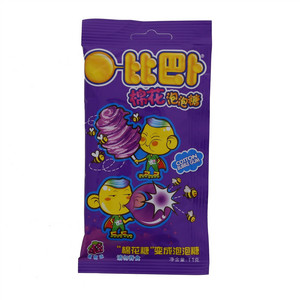 比巴卜葡萄味棉花泡泡糖