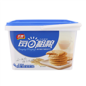 华美每日粗粮（芝麻）粗纤维饼干（酥性饼干）700g