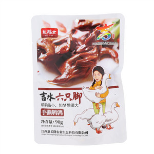 牧鹅女吉水六只脚手撕鹌鹑