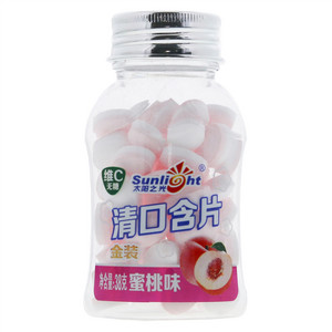 太阳之光蜜桃味清口含片
