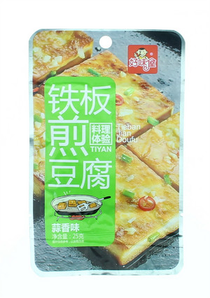 25g铁板煎豆腐蒜香味