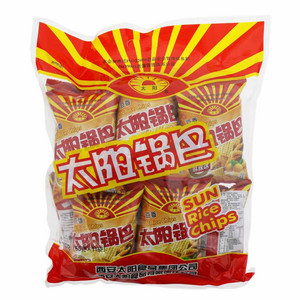 太阳锅巴（豆香锅巴/小米锅巴）SUN Rice Chips 550克（50克×11袋）