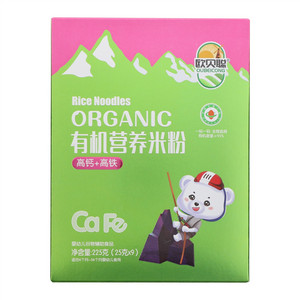 欧贝聪高钙+高铁有机营养米粉