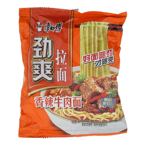 康师傅劲爽拉面香辣牛肉面