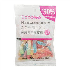 优可丽 多彩虫虫橡皮糖