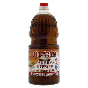小蜜蜂非转基因浓香菜籽油