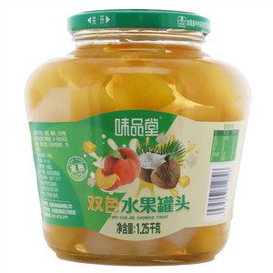 味品堂双色水果罐头