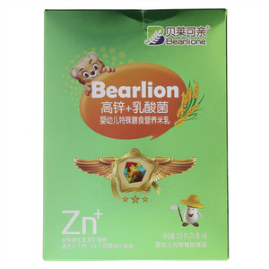 贝莱可亲髙锌+乳酸菌婴幼儿特殊膳食营养米乳