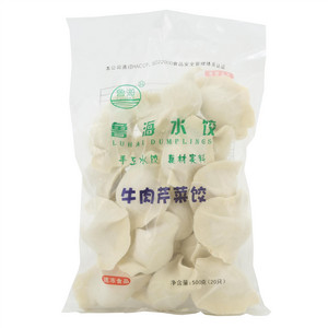 鲁海速冻纯牛肉芹菜水饺（生制品）