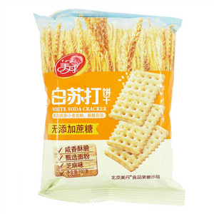 美丹芝麻味白苏打饼干