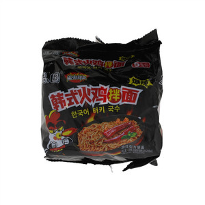 思圆爆辣韩式火鸡拌面五连包