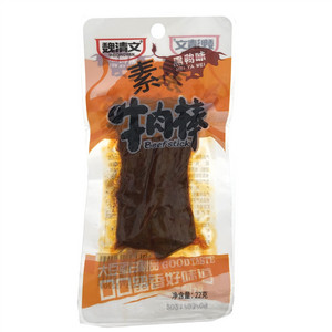 魏清文黑鸭味素牛肉棒