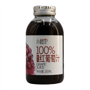 小橙有约100%红葡萄汁