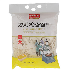 博大刀削鸡蛋面叶