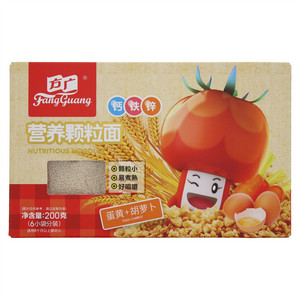 方广蛋黄+胡萝卜营养颗粒面 