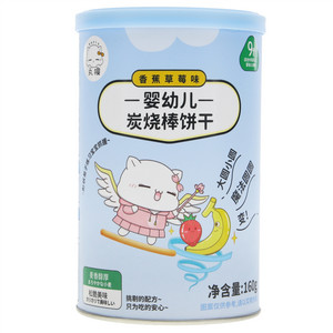 丸樱香蕉草莓味婴幼儿炭烧棒饼干