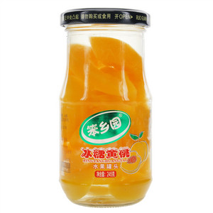 笨乡园冰糖黄桃水果罐头