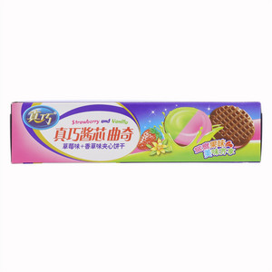 真巧酱芯曲奇 草莓味+香草味
