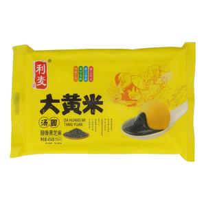 利麦大黄米醇香黑芝麻汤圆