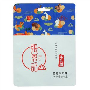 张恩记蓝莓牛奶味牛轧糖