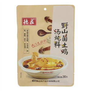 德庄野山菌土鸡汤炖料