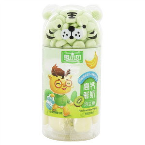 朗小贝高钙鲜奶溶豆棒-猕猴桃味溶豆+香蕉味奶棒