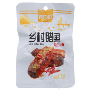 邬辣妈甜辣味乡村腊鱼（熟制动物性水产干制品）