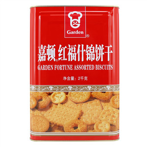 嘉顿红福什锦饼干