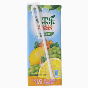 纯果乐果缤纷苹果·葡萄·桃·金桔·柠檬·梨柠爽萄醉