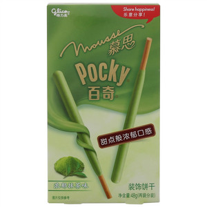 格力高慕思百奇浓郁抹茶味装饰饼干48g