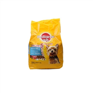 Pedigree宝路全心为爱犬成犬中小型犬粮（深海鱼口味、蔬菜及谷物配方）7.5kg