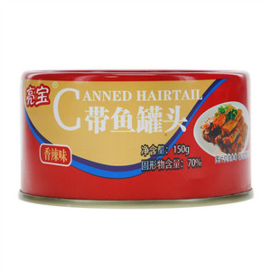 亮宝香辣味带鱼罐头