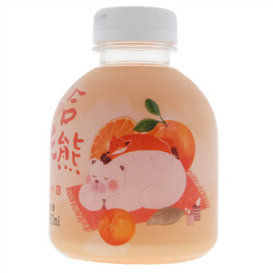 哈尼熊鲜橙味果味饮料