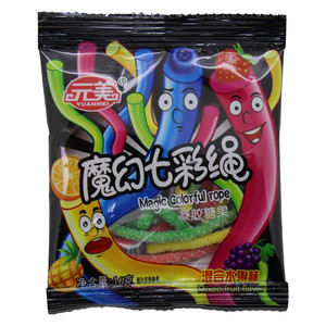 元美混合水果味魔幻七彩绳