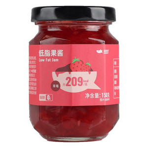 鲨鱼菲特草莓低脂果酱