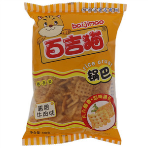 百吉猫酱香牛肉味豆香锅巴