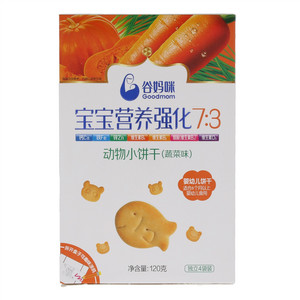 谷妈咪蔬菜味动物小饼干