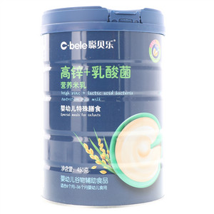 聪贝乐高锌+乳酸菌婴幼儿特殊膳食营养米乳