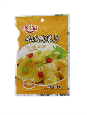 润之家去皮榨菜片82g